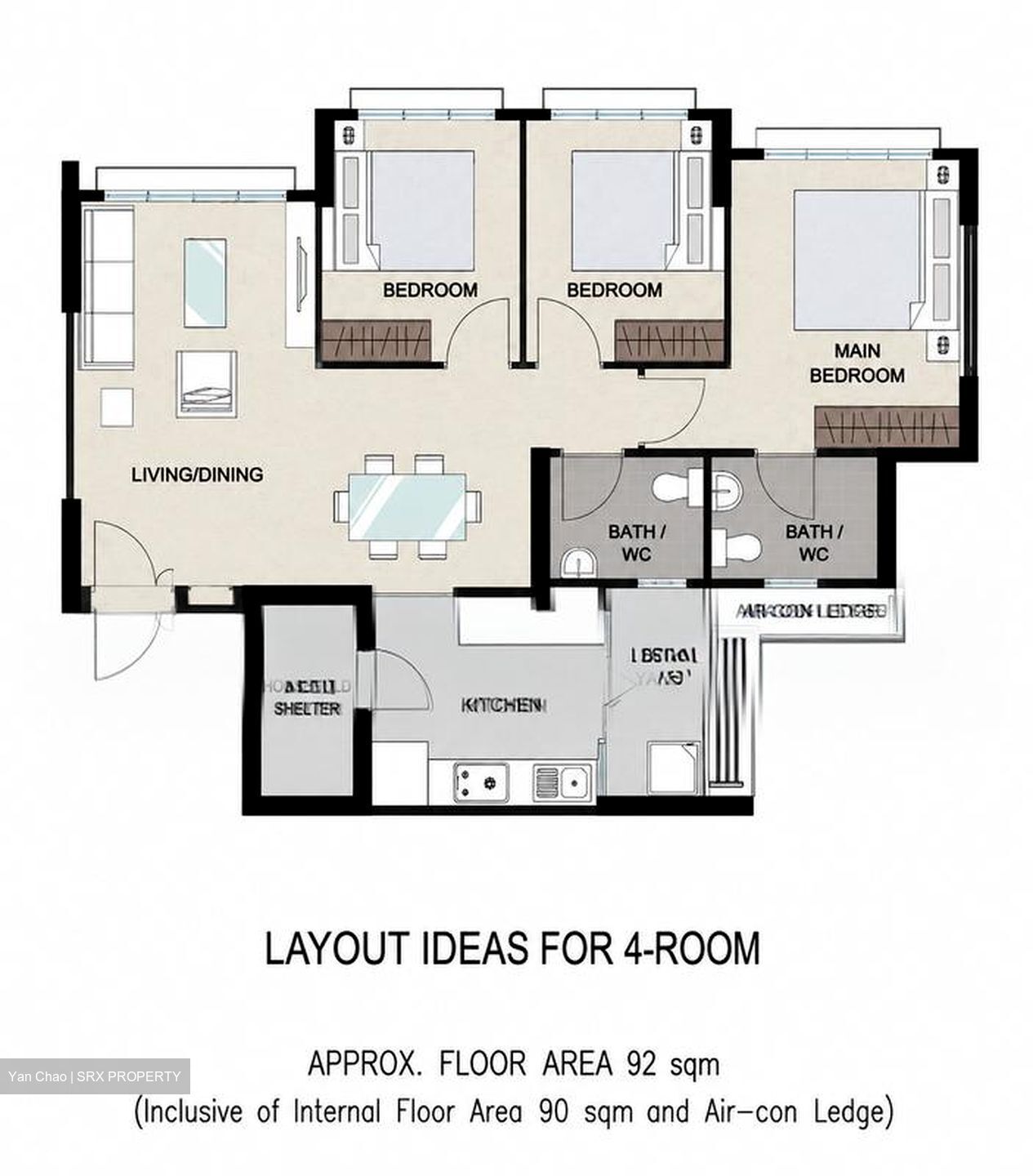 Blk 502D Palm Breeze @ Yishun (Yishun), HDB 4 Rooms #602173651
